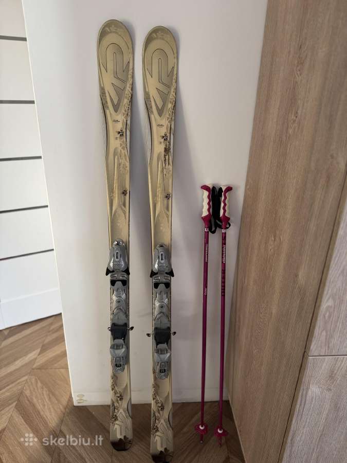 K2 slidės su lazdomis