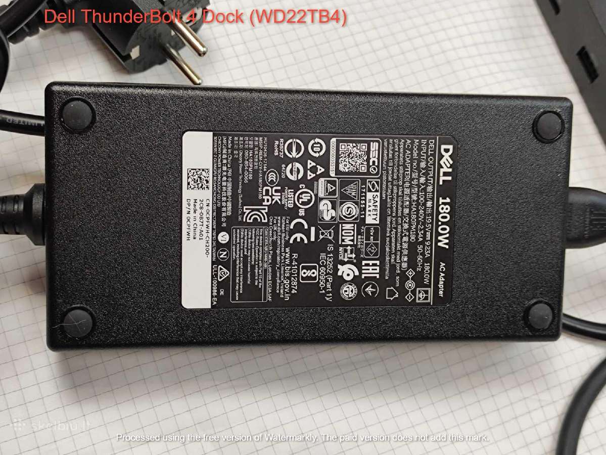 Dell/lenovo Dokavimo stotelės Wd22tb4/wd19s ir kt. - nuotraukos Nr. 2