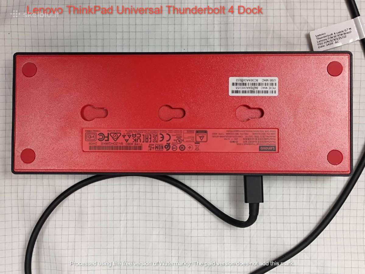 Dell/lenovo Dokavimo stotelės Wd22tb4/wd19s ir kt. - nuotraukos Nr. 24