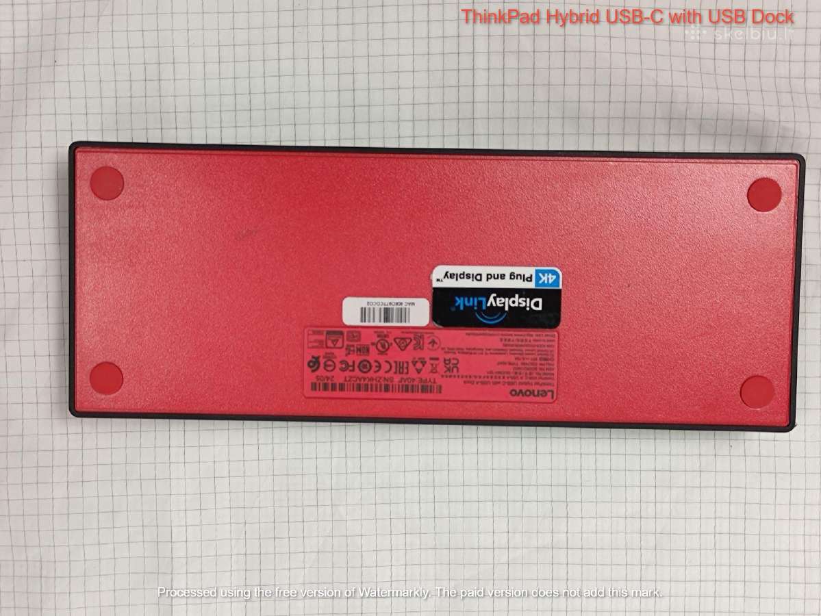 Dell/lenovo Dokavimo stotelės Wd22tb4/wd19s ir kt. - nuotraukos Nr. 35
