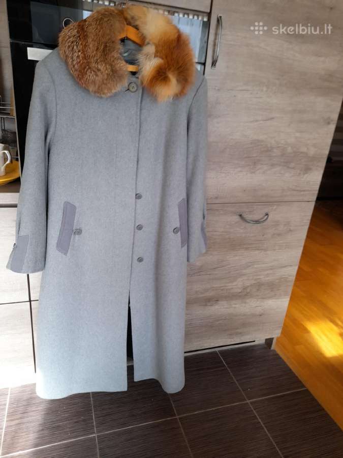 Moteriškas naujas 100% vilnonis žieminis paltas - nuotraukos Nr. 4