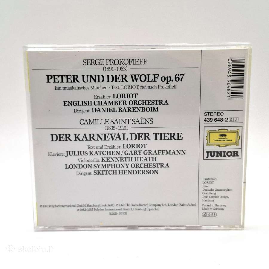 Loriots Peter Und Der Wolf (CD, albumas) - nuotraukos Nr. 2