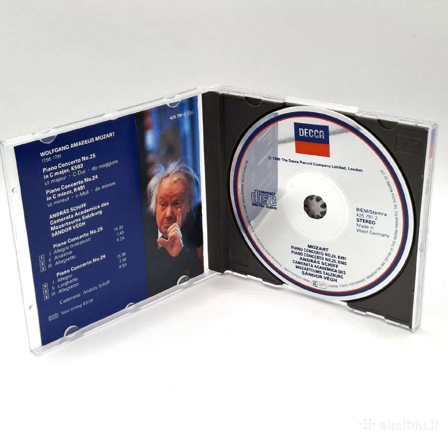 Mozart: Andras Schiff - Piano Concertos (CD) - nuotraukos Nr. 3