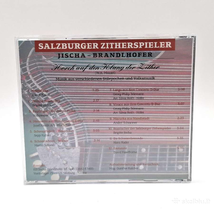 Salzburger Zitherspieler - Jischa Brandlhofer (CD) - nuotraukos Nr. 2