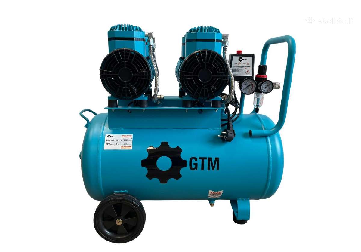 Betepalinis oro kompresorius Gtm Mt S 50l 600l/min