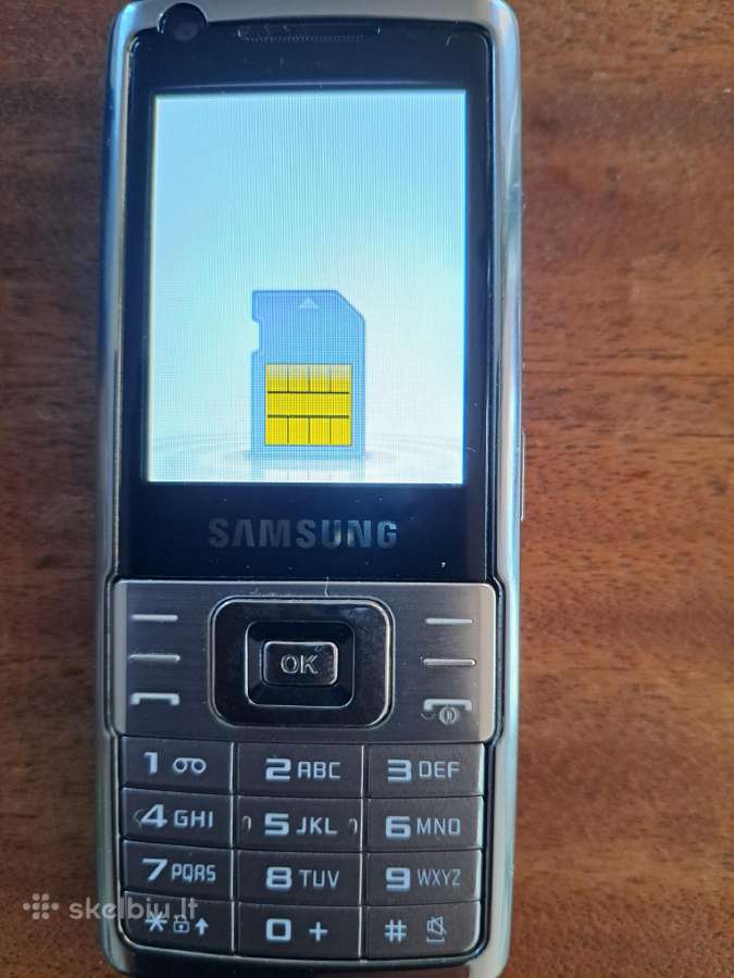 Knopkinis naujas Samsung Sgh-l700 telefonas - nuotraukos Nr. 2