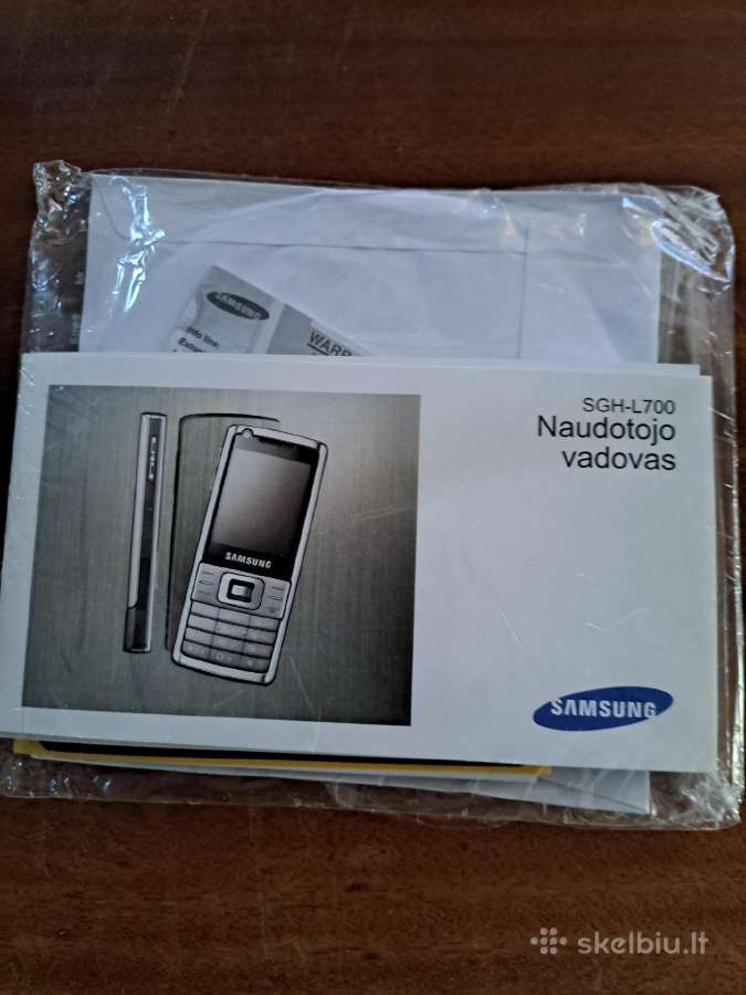 Knopkinis naujas Samsung Sgh-l700 telefonas - nuotraukos Nr. 3