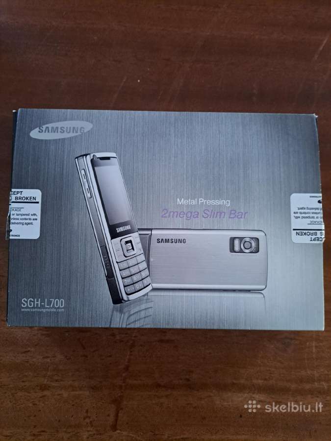 Knopkinis naujas Samsung Sgh-l700 telefonas - nuotraukos Nr. 4