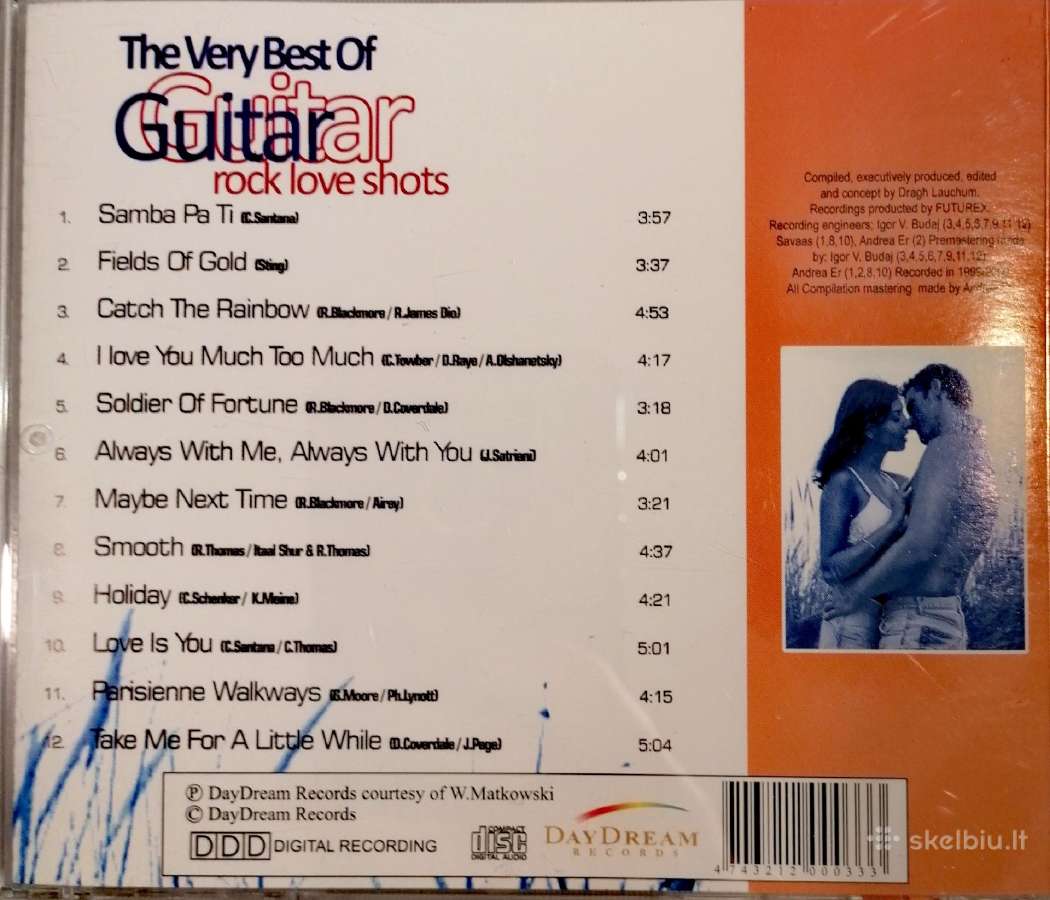 CD instrumentinė muzika, gitara, saksafonas - nuotraukos Nr. 2