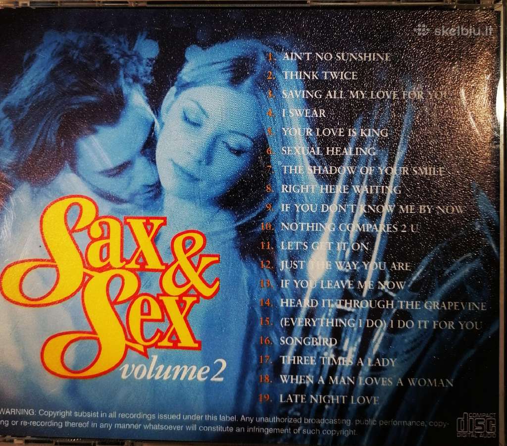 CD instrumentinė muzika, gitara, saksafonas - nuotraukos Nr. 4