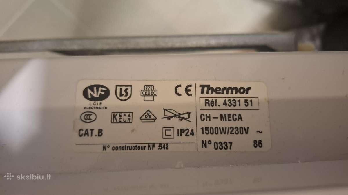 Radiatorius thermor 1500w