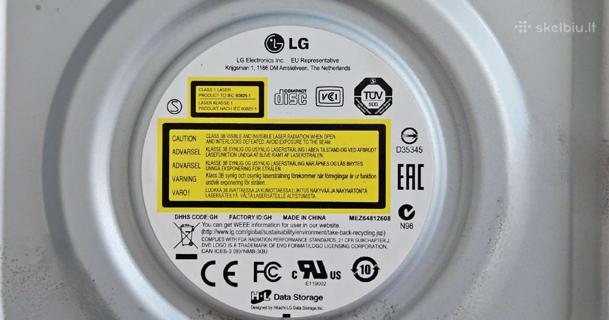 LG Super Multi Dvd įrašymo įrenginys - nuotraukos Nr. 2