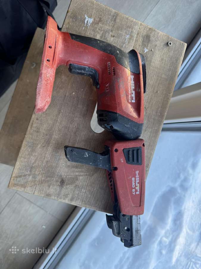 Akumuliatorinis gipso suktuvas Hilti