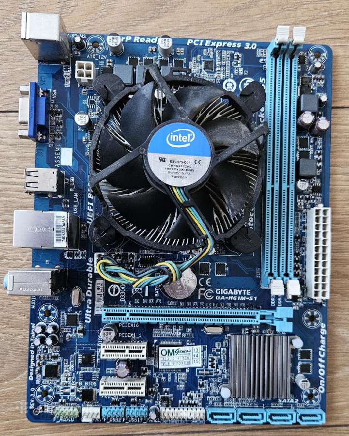 Pagrindinė plokštė Socket 1155 Gigabyte Ga-h61m-s1