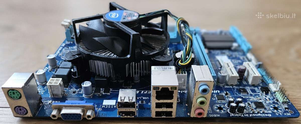 Pagrindinė plokštė Socket 1155 Gigabyte Ga-h61m-s1 - nuotraukos Nr. 3