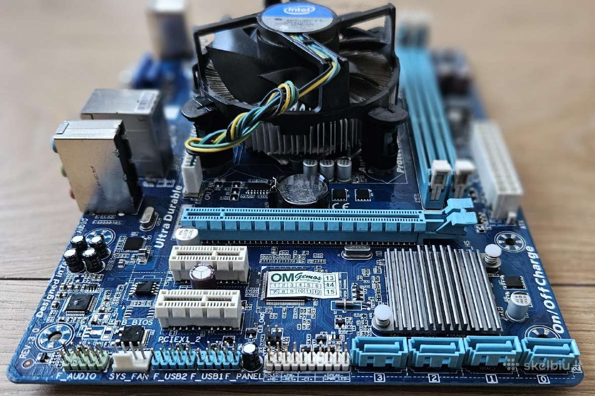 Pagrindinė plokštė Socket 1155 Gigabyte Ga-h61m-s1 - nuotraukos Nr. 4