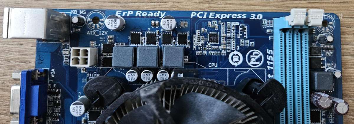 Pagrindinė plokštė Socket 1155 Gigabyte Ga-h61m-s1 - nuotraukos Nr. 9