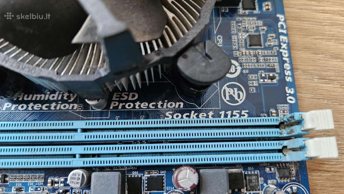Pagrindinė plokštė Socket 1155 Gigabyte Ga-h61m-s1 - nuotraukos Nr. 10
