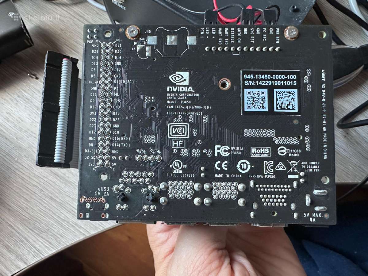 Parduodu Nvidia Jetson Nano – Ai mini pc - nuotraukos Nr. 3