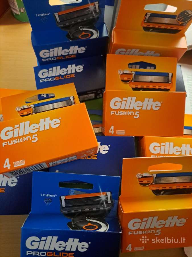 Gillette Fusion 5 ir Pro Glide 12-10€ - nuotraukos Nr. 2