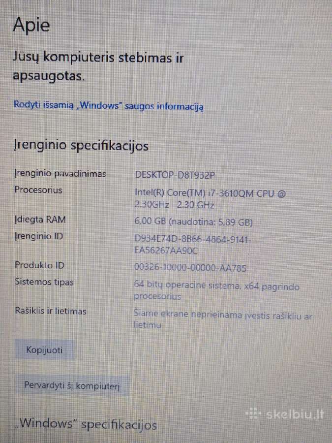 Asus laptopas, nešiojamas kompiuteris, 17.3 colių - nuotraukos Nr. 5