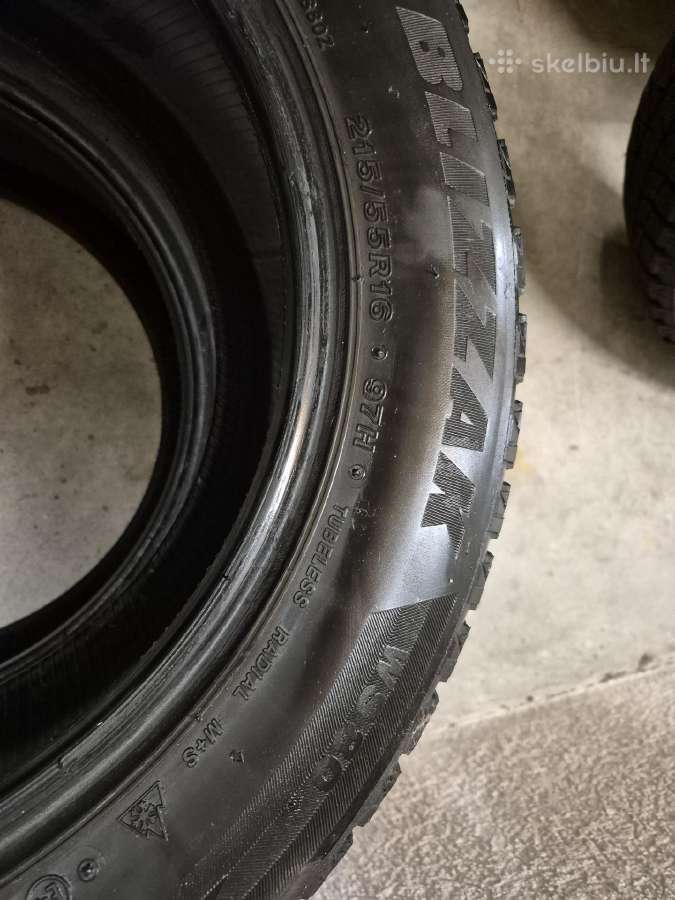 Padangos Bridgestone 215/55 R16 - nuotraukos Nr. 6