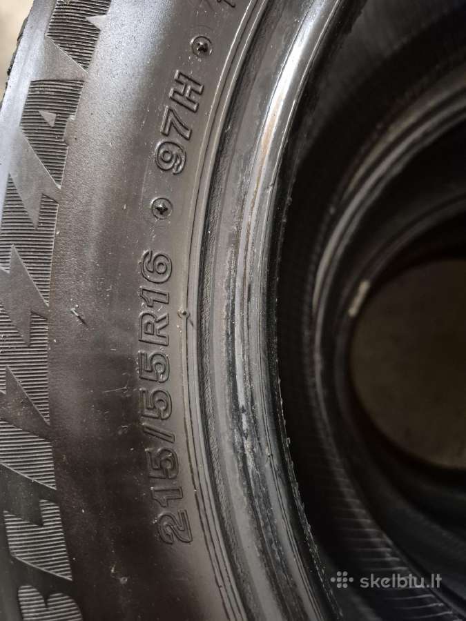 Padangos Bridgestone 215/55 R16 - nuotraukos Nr. 7
