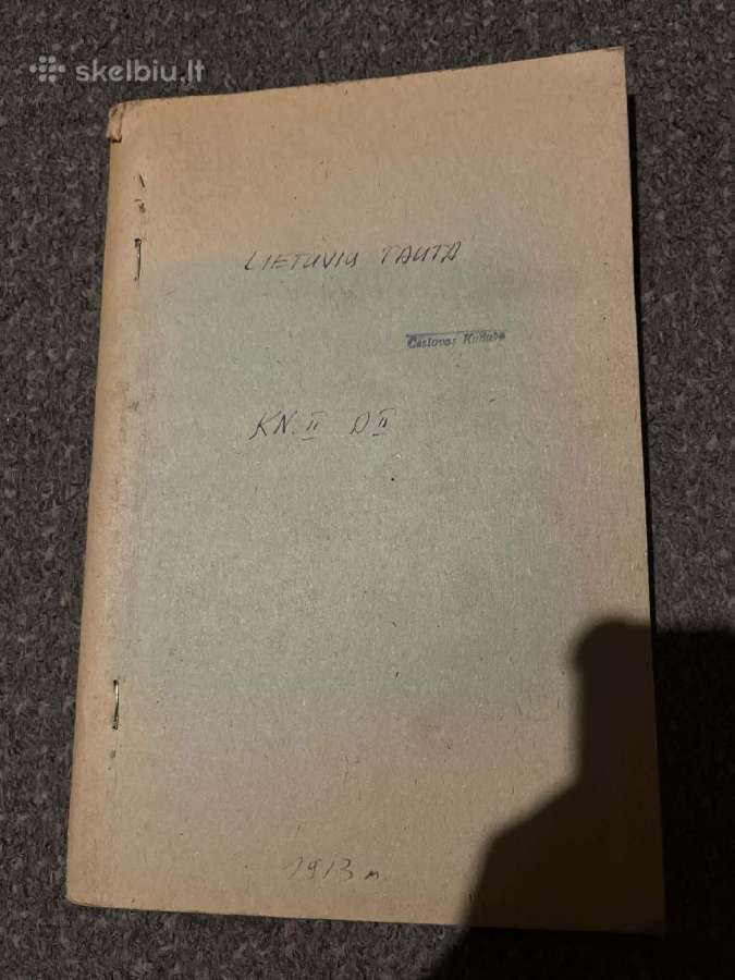 Lietuvių tauta (kn.II,kn.II,II D.,k,kn.iv,1 sas., - nuotraukos Nr. 3