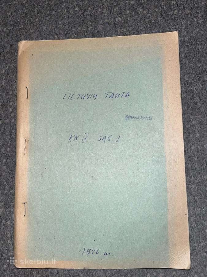 Lietuvių tauta (kn.II,kn.II,II D.,k,kn.iv,1 sas., - nuotraukos Nr. 5