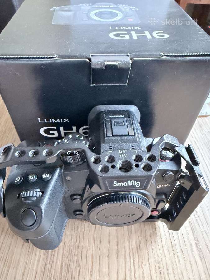 Lumix Gh6 (kaip naujas)