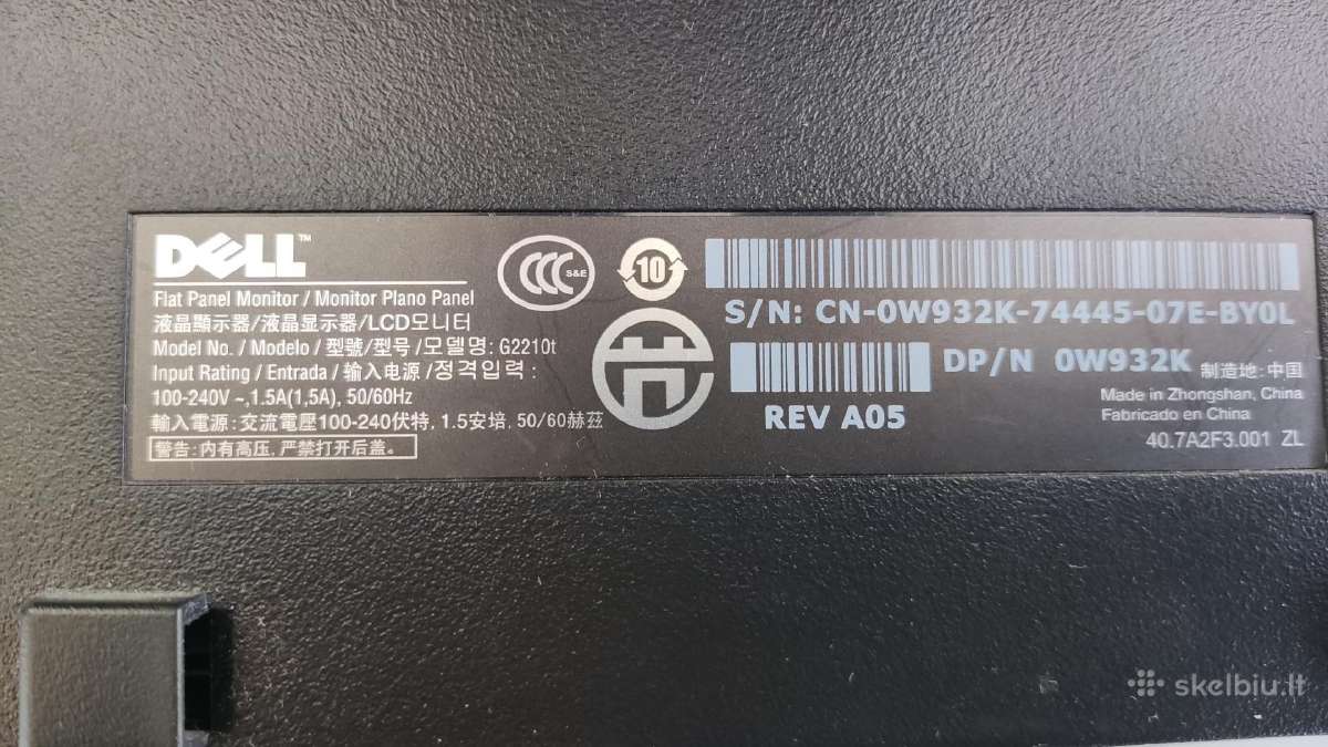 Monitor Dell G3210t - nuotraukos Nr. 2