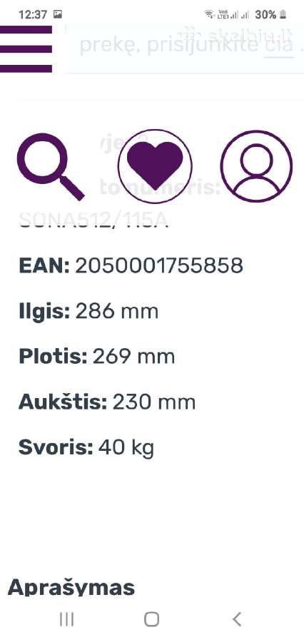 Agm start/stop Gnb 12 V 100 Ah - nuotraukos Nr. 5