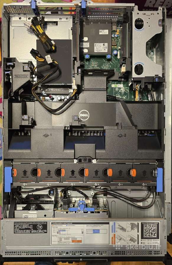Dell Precision Rack R7910 2x Intel Xeon 8x 2.5 Sff - nuotraukos Nr. 3