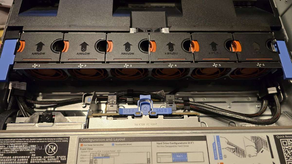 Dell Precision Rack R7910 2x Intel Xeon 8x 2.5 Sff - nuotraukos Nr. 6