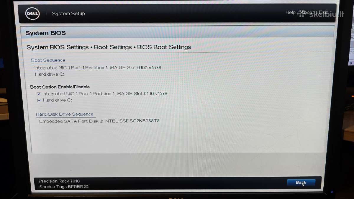 Dell Precision Rack R7910 2x Intel Xeon 8x 2.5 Sff - nuotraukos Nr. 27