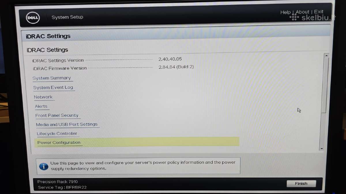 Dell Precision Rack R7910 2x Intel Xeon 8x 2.5 Sff - nuotraukos Nr. 30