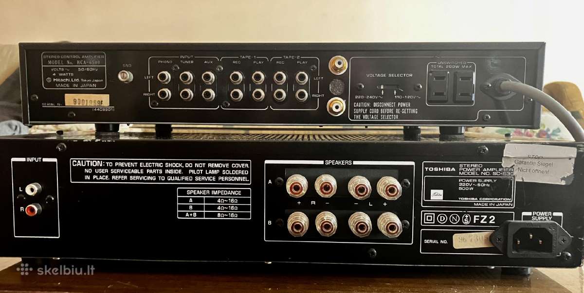 Galios stiprintuvas Toshiba Sc - 530 - nuotraukos Nr. 4