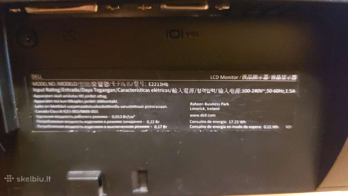 Tvarkingi 20-22" LED monitoriai - nuotraukos Nr. 7
