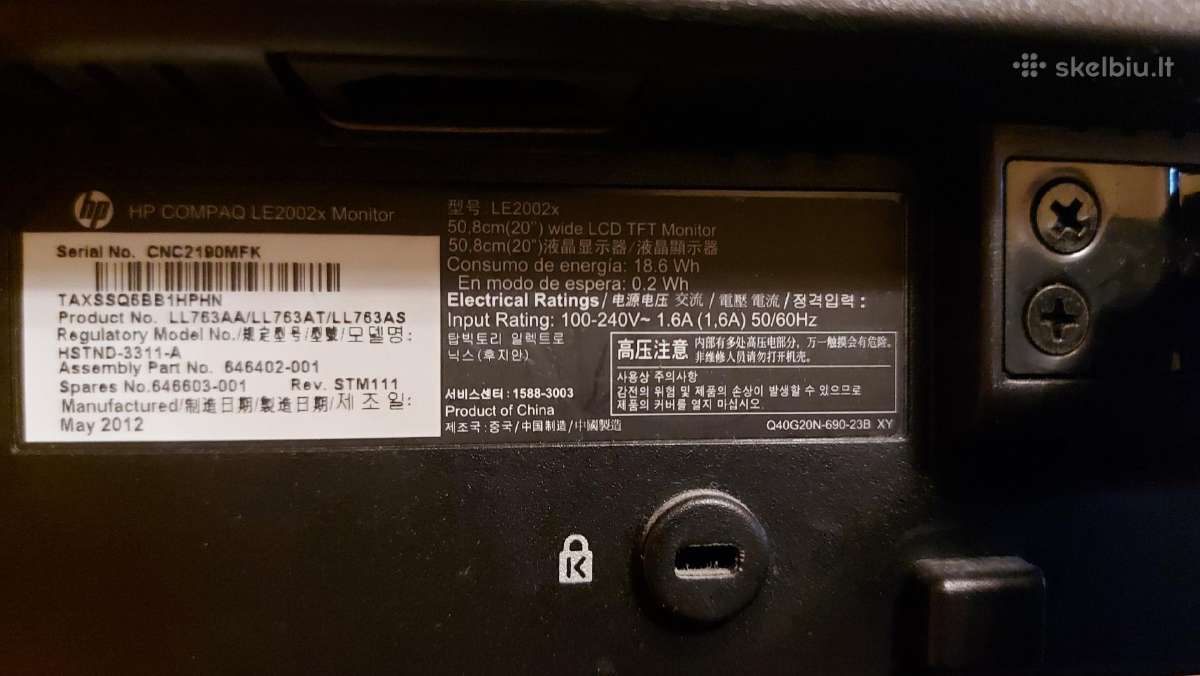 Tvarkingi 20-22" LED monitoriai - nuotraukos Nr. 10