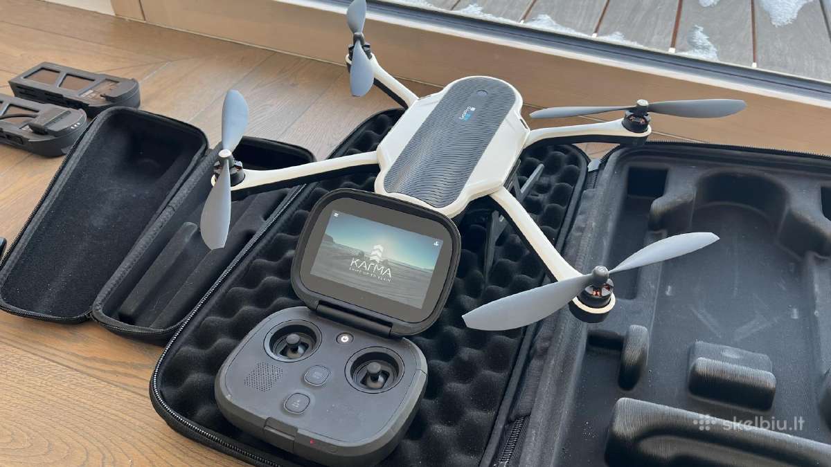 Go Pro Karma Dronas + Gimbal + Go Pro Hero 6 black - nuotraukos Nr. 8