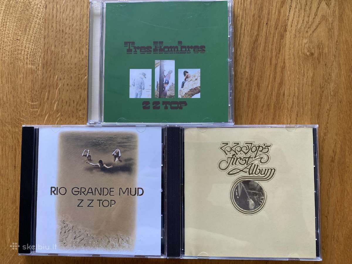 Originalūs Zz Top kompaktiniai diskai