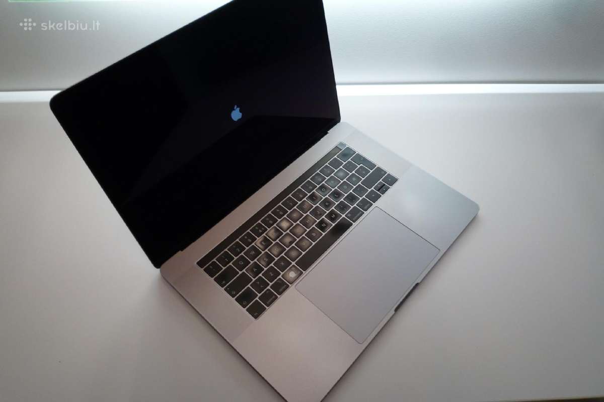 Apple MacBook Pro 15 2018 (A1990) i7, 16gb, 2tb - nuotraukos Nr. 3