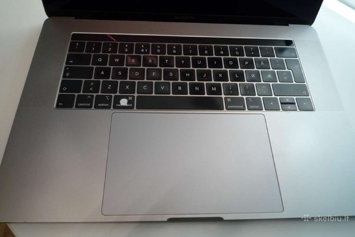 Apple MacBook Pro 15 2018 (A1990) i7, 16gb, 2tb - nuotraukos Nr. 4