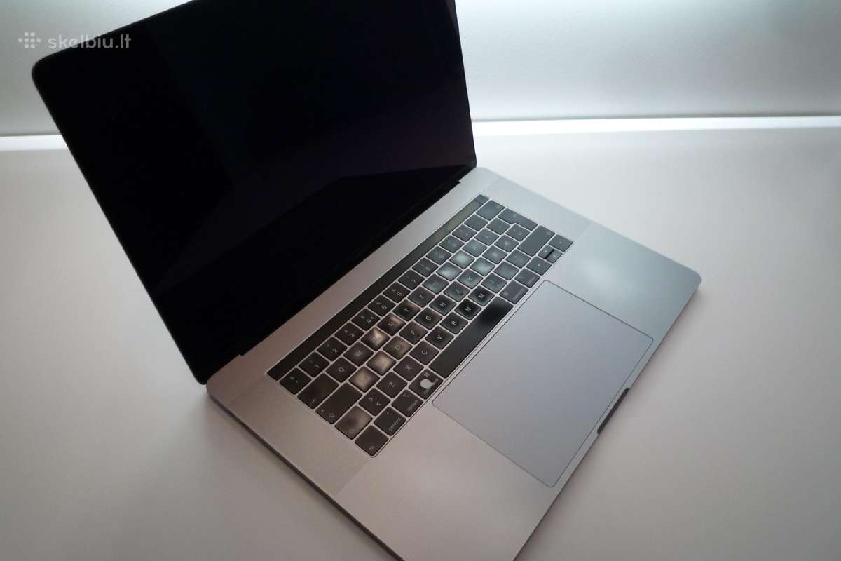 Apple MacBook Pro 15 2018 (A1990) i7, 16gb, 2tb - nuotraukos Nr. 9