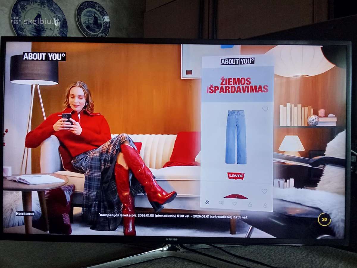 Samsung Ue40ku6072 Smart 4k 102cm Su Dėfektu. - nuotraukos Nr. 7
