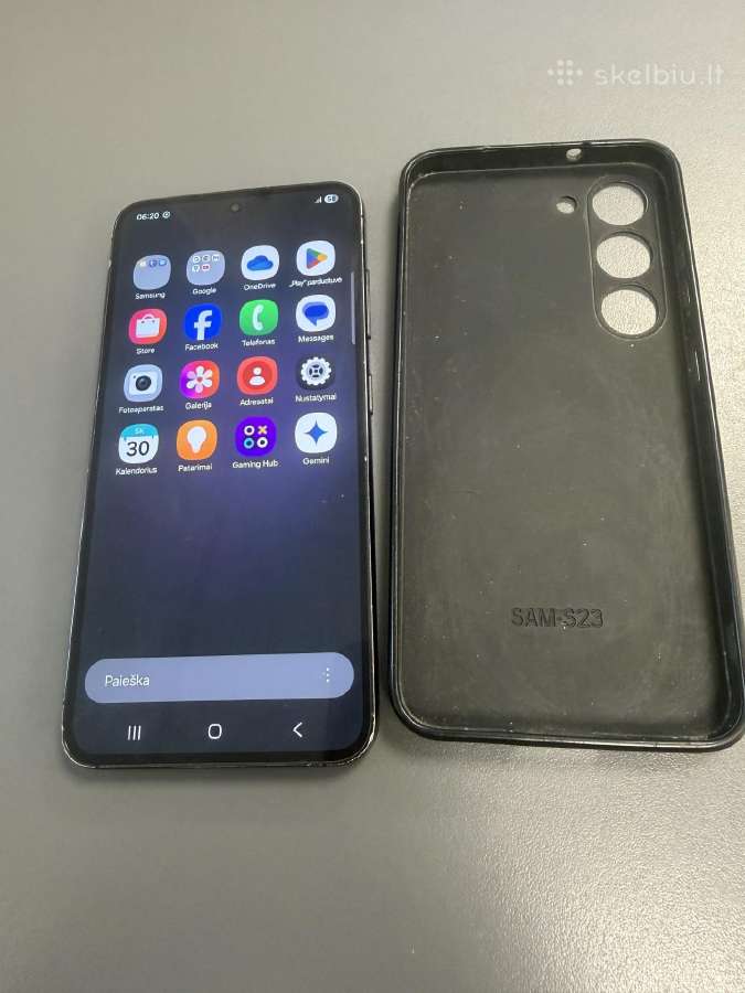 Samsung s23 128gb su garantija,tvarkingas