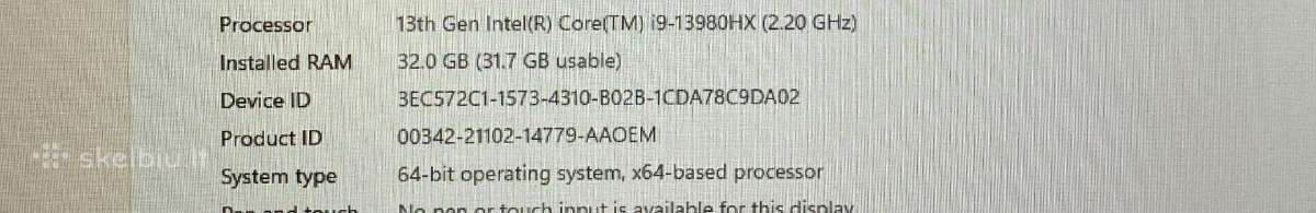 Dell Alienware m18 R1 Rtx4090 kompiuteris - nuotraukos Nr. 12