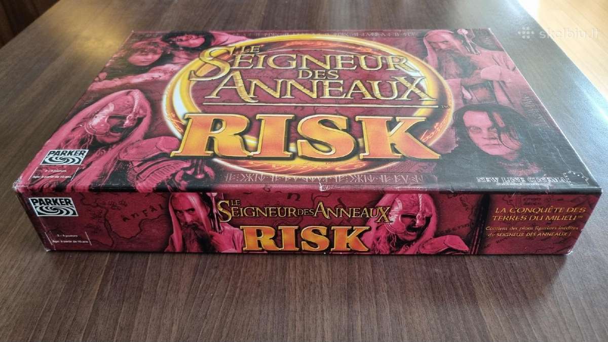 Stalo žaidimas "Risk. Žiedų valdovas"