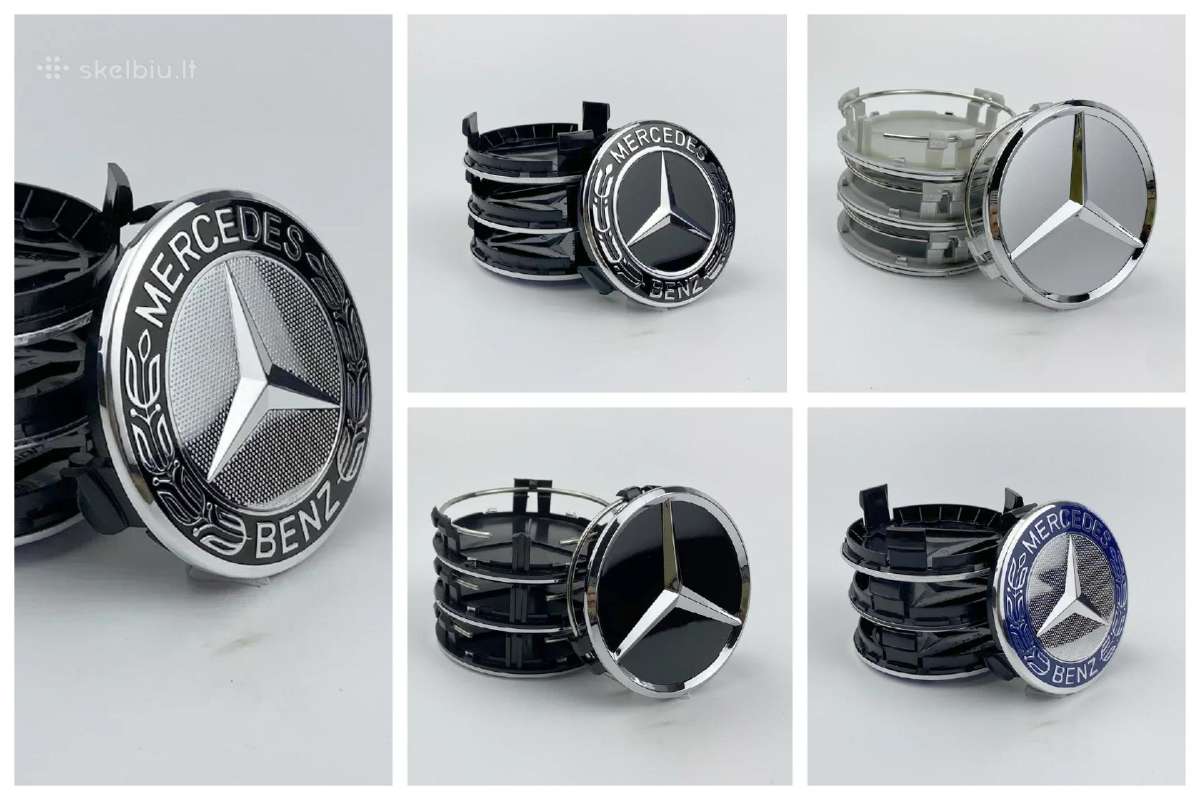 Mercedes Benz ratlankių dangteliai