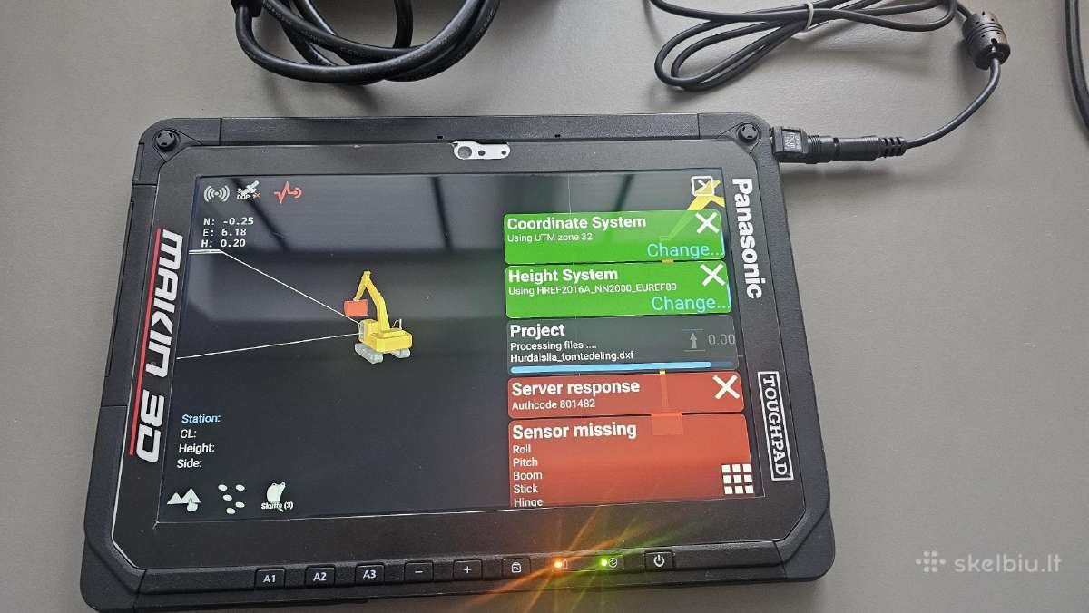 Panasonic Thoughpad Fz-a2 plansete Makin3d - nuotraukos Nr. 3